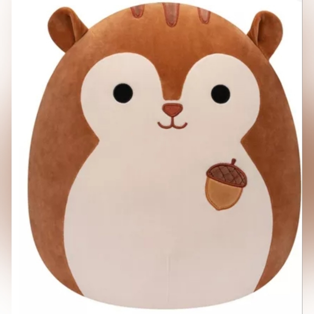 16" Sawer the squirrel Squishmallow (NWOT)